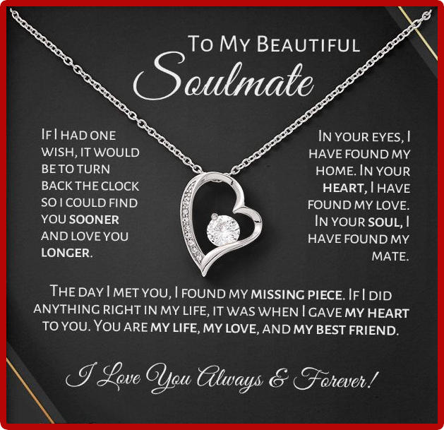 Forever Rose - Hartdoos ketting
