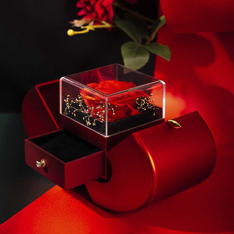 Forever Rose - Hartdoos ketting