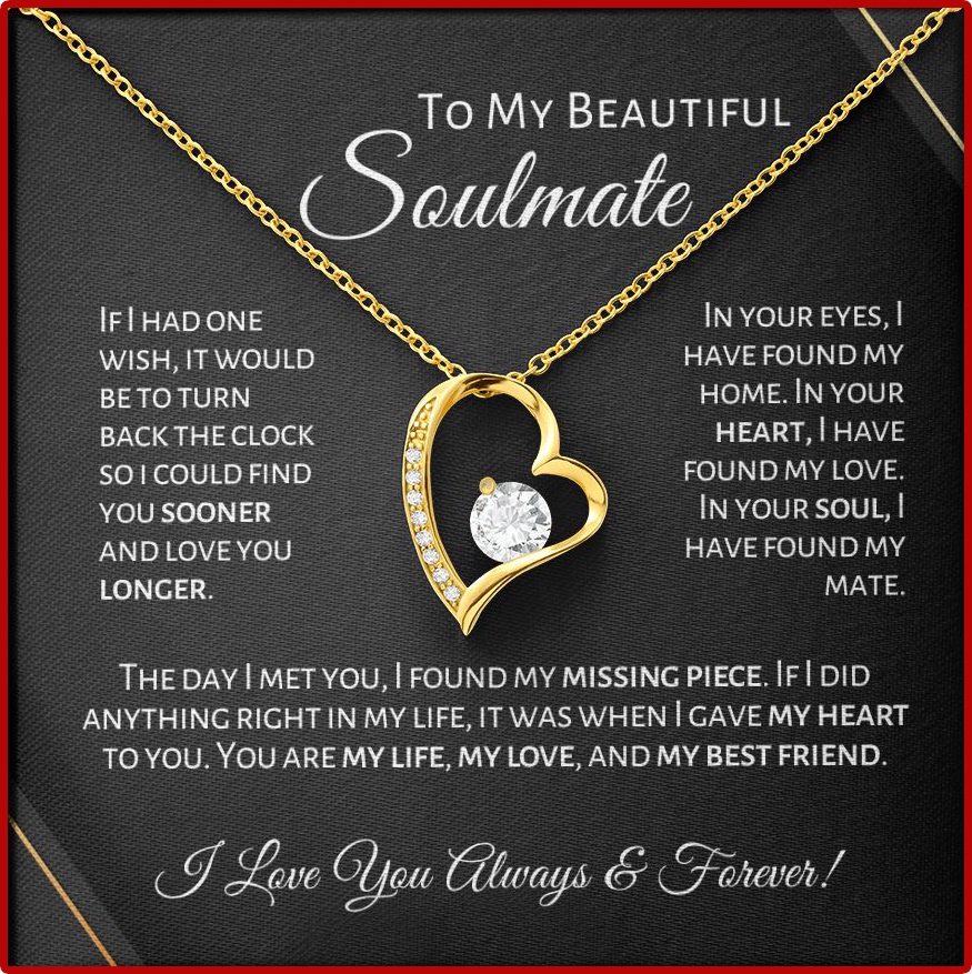 Forever Rose - Hartdoos ketting